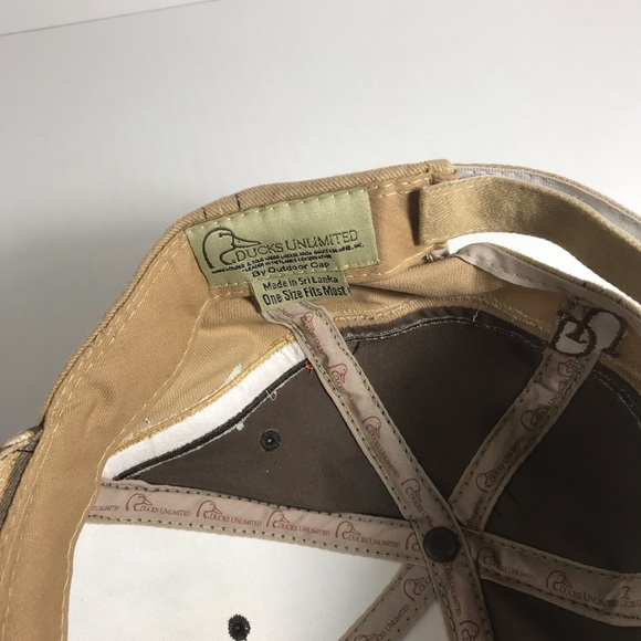 Ducks Unlimited Brown, Tan & Camo Hat - Picture 6 of 6